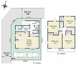 草加市青柳8丁目　新築一戸建て　01期