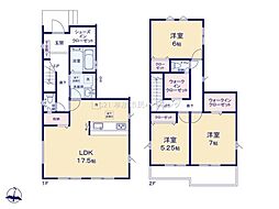 八潮市大瀬　新築一戸建て　8期1号棟