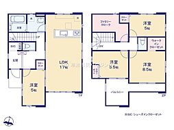 八潮市伊草1丁目 新築一戸建て 1期