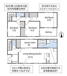 草加市谷塚上町　中古一戸建て
