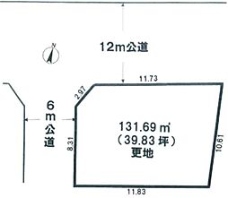 八潮市緑町4丁目　売地