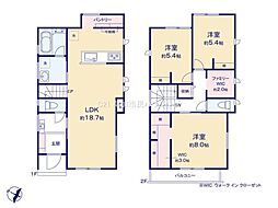 草加市手代3丁目 新築一戸建て 5号棟