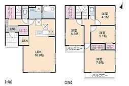 草加市稲荷5丁目　新築一戸建て　3期