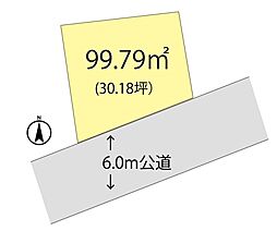 草加市稲荷3丁目　売地