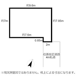 足立区舎人3丁目　売地