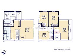 草加市中根2丁目　新築一戸建て　6期