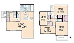 草加市稲荷6丁目　新築一戸建て　2期