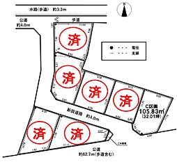 草加市新善町　売地　C区画