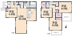 八潮市鶴ケ曽根　新築一戸建て　3期