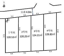 草加市谷塚上町　売地　24　1期1号地