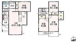 草加市谷塚上町　新築一戸建て　2期B号棟