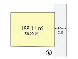 草加市手代2丁目　売地