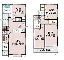 草加市八幡町　新築一戸建て　2期C号棟