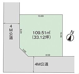 草加市遊馬町　売地　11期