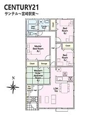 宮崎市大王町 新築戸建　第2-1号棟