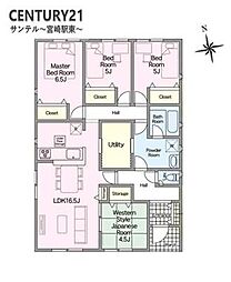 都城市鷹尾 新築戸建 第1-1号棟