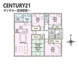 宮崎市本郷南方新築戸建　第6-1号棟