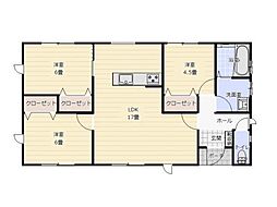 第5国富宮王丸未入居モデルハウス　平屋