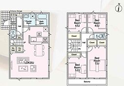 多摩市桜ケ丘1丁目　新築戸建　2号棟