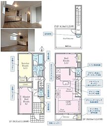 ルーフバルコニーのある「国立の家」