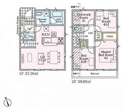 府中市清水が丘3丁目　新築戸建　6号棟