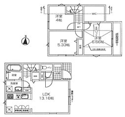 府中市西府町4丁目　新築戸建　1-1