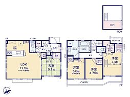 立川市砂川町4丁目　戸建　1号棟