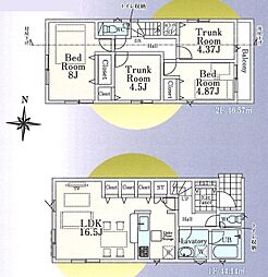 三鷹市野崎1丁目　新築戸建　5-3