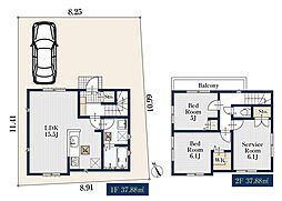府中市新町1丁目　新築戸建　111-2