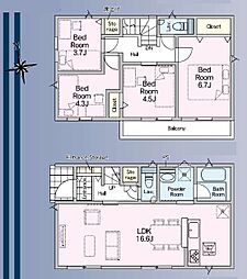 府中市若松町4丁目　新築戸建　7-1