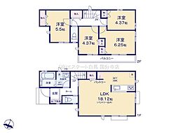 国立市谷保7丁目　戸建　2-P