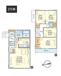 東久留米市浅間町2丁目　戸建　1-2