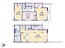 調布市西つつじヶ丘4丁目　戸建　2-2