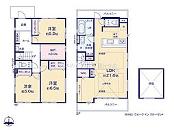 調布市飛田給3丁目　戸建　2-2