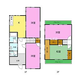 堺市東区日置荘西町３丁の一戸建て