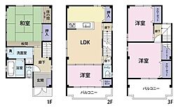 大阪市東住吉区住道矢田4丁目の一戸建て