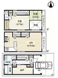 大阪市東住吉区鷹合3丁目の一戸建て
