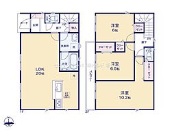 東松山市六反町第4　新築分譲住宅　全8棟　1号棟