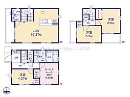 川越市月吉町2期　新築分譲住宅　全2棟　1号棟