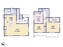 川越市小仙波町11期　新築分譲住宅　全14棟　5号棟