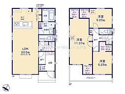 川越市今成3丁目　新築分譲住宅　全10棟　2号棟