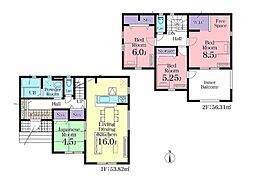 鴻巣市下忍第2　新築分譲住宅　全4棟　1号棟