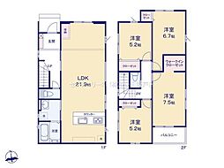 川越市今成1期　新築分譲住宅　全5棟　4号棟