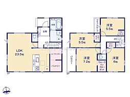 川越市今成1期　新築分譲住宅　全5棟　5号棟