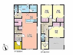 鴻巣市松原第10　新築分譲住宅　全3棟　2号棟