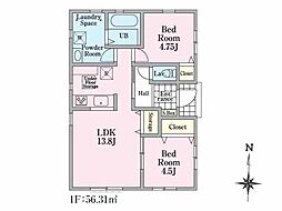 川越市かすみ野23-2期　新築分譲住宅　全2棟　2号棟