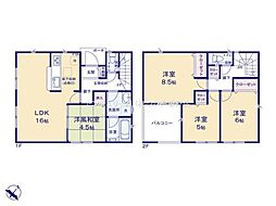 川越市南大塚第13　新築分譲住宅　全3棟　1号棟