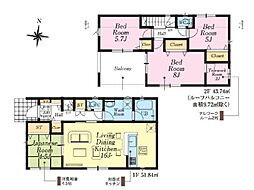川越市寺尾第18　新築分譲住宅　全4棟　3号棟