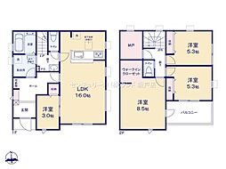 川越市上野田町第2　新築分譲住宅　全3棟　1号棟