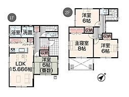 鶴ヶ島市中新田　新築分譲住宅　全3棟　1号棟